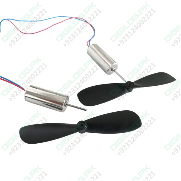 2 Pieces 1 Pair Helicopter Coreless Micro Dc Motor with Propeller