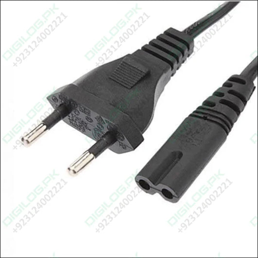 2 Prong Ac Power Cord 1 Meter Long In Pakistan