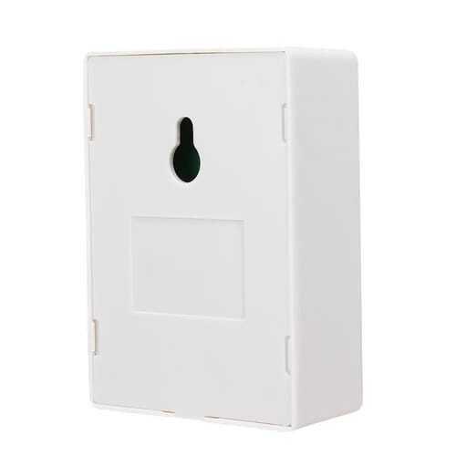 2 Channel RF Wireless System Remote Control Switch Module With Shell 12V 10A 315MHz For Smart Home - the white plastic enclosure with a keyhole-style mounting slot on the back.