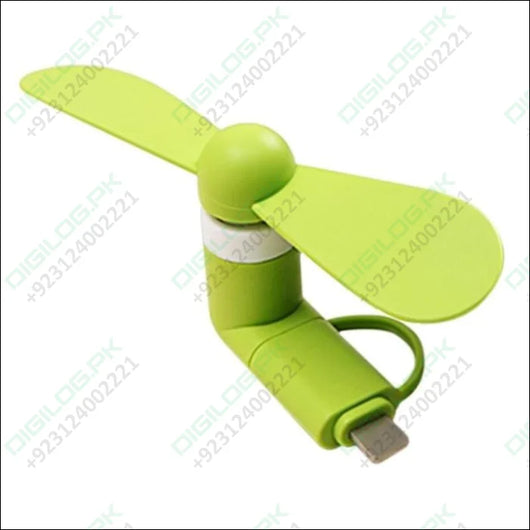 Portable 2 In 1 Mini Usb Fan For Phone Mix Color