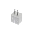 2 Pin JST Ph Connector 2.0mm Pitch - shown as a white plastic two-pin electrical connector with two vertical metal contact pins.