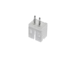 2 Pin JST Ph Connector 2.0mm Pitch - shown as a white plastic two-pin electrical connector with two vertical metal contact pins.