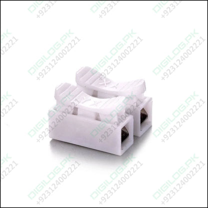 2 Point Quick Connector Cable Clamp Terminal Block Spring