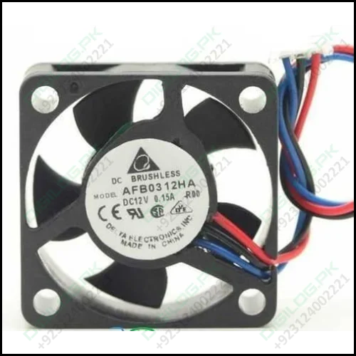 2 Wire 40x40x20mm 12v Dc Brushless Fan