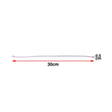 2 Wires 2.54mm Pitch Female To Female JST Xh Connector Cable Wire 26 to 30cm approximately - shown in a dimension diagram with red arrows indicating a length of 30cm and width 0.5cm.