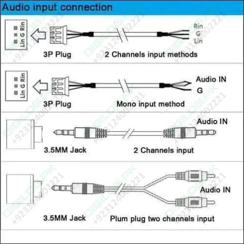 2.1 Channel Audio Stereo Equalizer Bluetooth Hifi Power