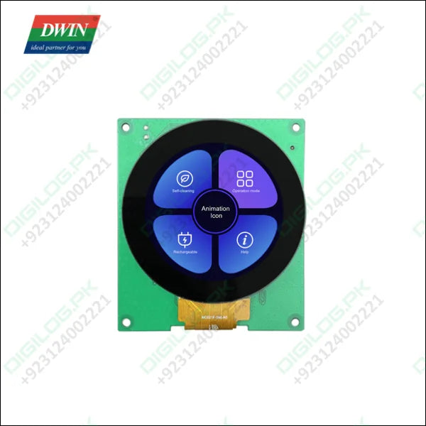 2.1 Inch Circular Smart Lcd Dmg48480c021_03wtc Commercial