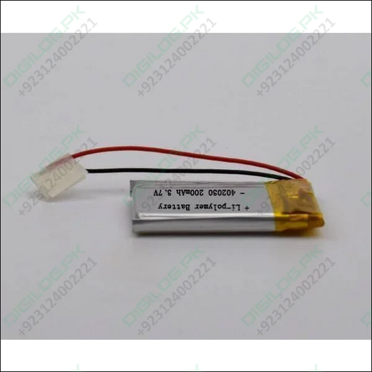 Lithium Polymer Battery 200mah 3.7v In Pakistan