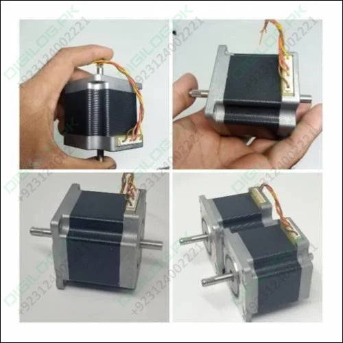 Dual Shaft Nema 23 2a Stepper Motor For Cnc 3d Printer