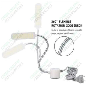 20 Smd Led Bendable Light Lamp 220v Magnetic Base Gooseneck