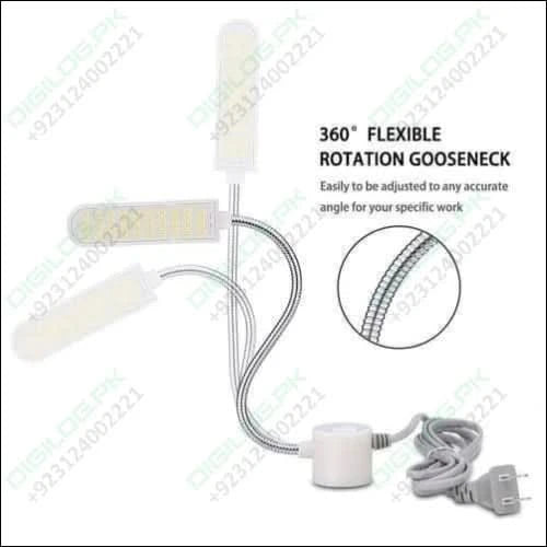 20 Smd Led Bendable Light Lamp 220v Magnetic Base Gooseneck