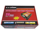 20A 12V Battery Charger Ma-1220 High Quality - shown in its red and black retail packaging box with a picture of the charger on the front.