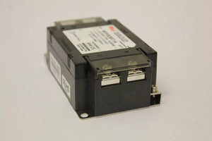 20A 220V WYFS20T1A Electrical Noise Filter - a black rectangular electronic component with two screw terminals under a clear plastic cover.