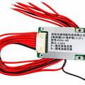 20A 8S 24V LiFePO4 BMS 6334-8S with wires and probe, edited onto a white background