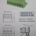 10 Pin Connector Pcb Mount Right Angle Bent Screw Terminal