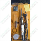 Temperature Control Soldering Iron With 4 Multi - function Tip + sponge - 908 220v 60w price