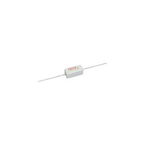 250 ohm 5W ceramic cement power resistor with white body and axial leads