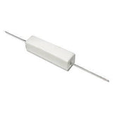 22 Ohm 10 Watt Resistor - shown as a white rectangular ceramic block with a metal lead extending from each end.