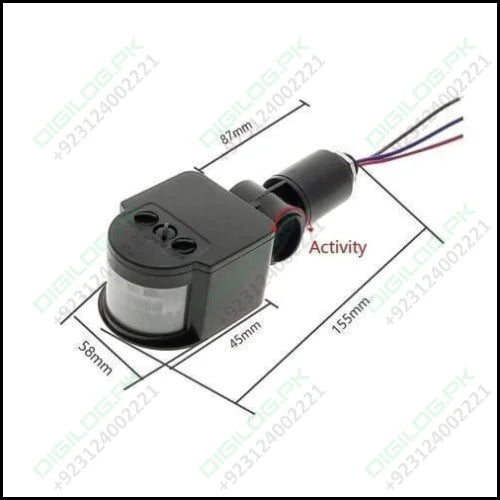 220v Automatic Infrared Pir Led Motion Sensor Detector
