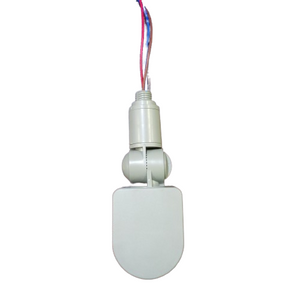 220V Automatic Infrared PIR Motion Sensor - a grey plastic motion detector with an adjustable swivel head and exposed red, blue, and brown wires.