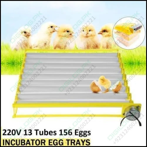 220v Egg Incubator Roller Tray Multifuntion 156 Birds Eggs