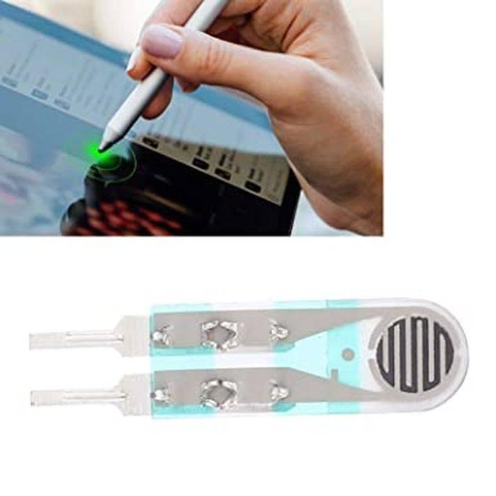 22MMX8MM Force Sensor Fsr Piezo Pressure Transducer - shown as a close-up of the flat, light blue component with a circular sensor area and two metal pins.