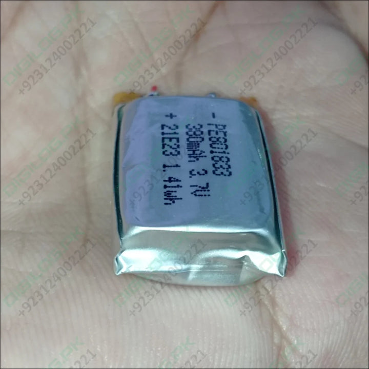 23mm x 28mm 10mm 3.7v 740ma Li Ion Battery In Pakistan