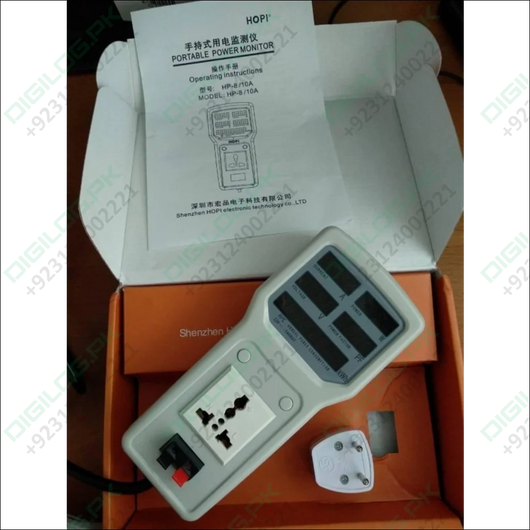 2400w 100v-240v 10a Power Meter Analyzer Hp8