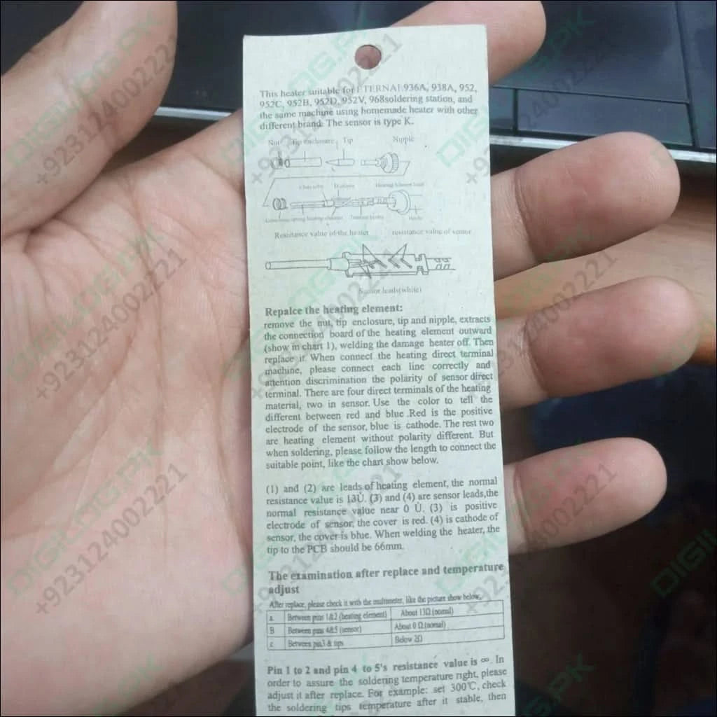 24v 50w Ceramic Electric Soldering Iron Heating Element