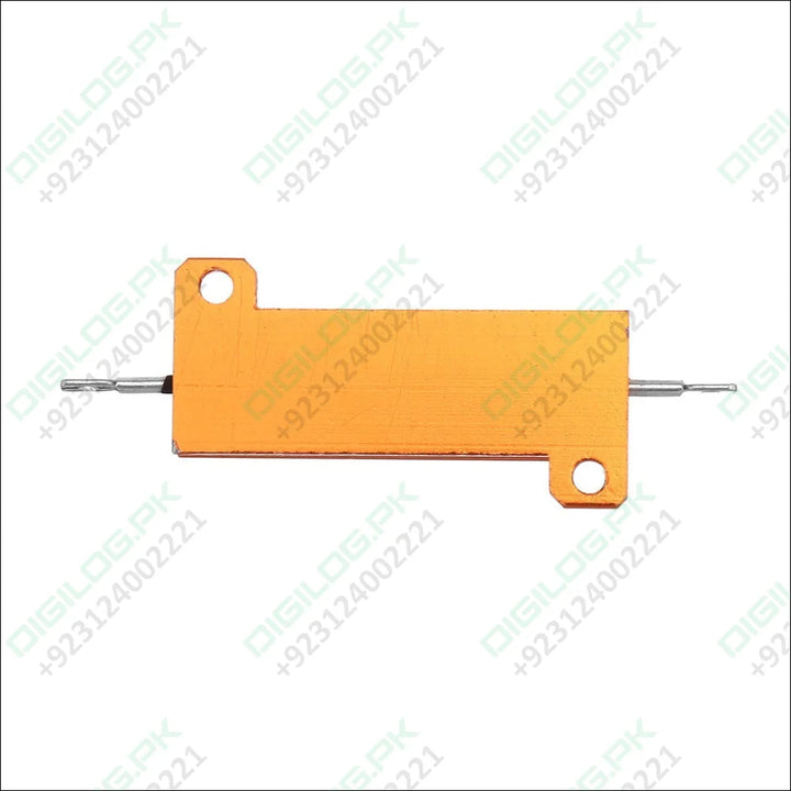 1R 50w Watt Load Resistor Aluminum Wire Wound Golden in Pakistan