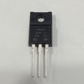 24N60M2 N-channel Power MOSFET - a black, rectangular electronic component with three metal pins and printed text including 24N60M2 and ST logo.