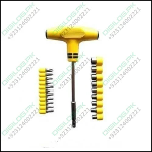 Jialong Multi Purpose t Shape Screwdriver Socket & Bit Tool