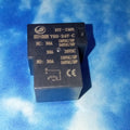 24V DC Coil T90 Power Relay 6 Pin Ht-ime - a black rectangular electronic component with printed technical specifications and a circuit diagram on its face.