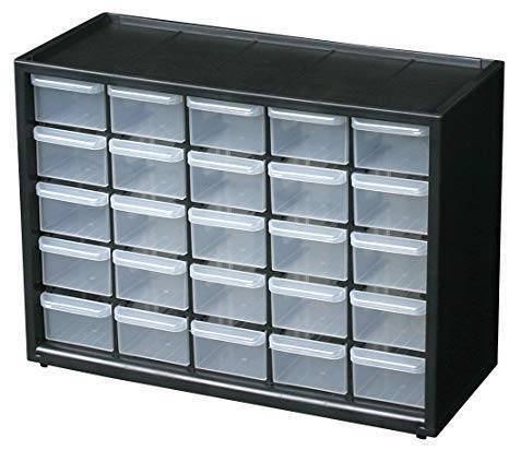25 Section Cabinet Plastic Drawer Organizer Box Components