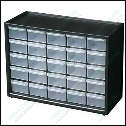 25 Section Cabinet Plastic Drawer Organizer Box Components