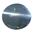 250MMX250MM Mouse Pad - a circular design with a dark, space-themed landscape showing a crescent moon and a flying spacecraft.