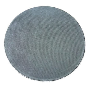 250MMX250MM Mouse Pad - a circular, grey fabric mouse pad with a stitched edge.