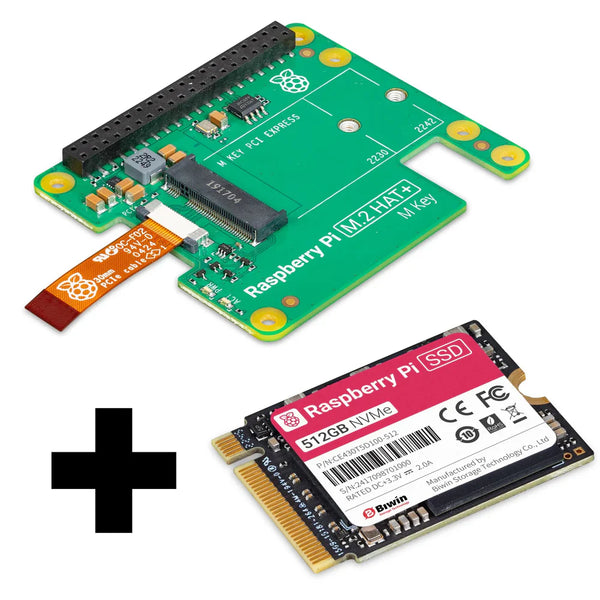 256GB Raspberry Pi SSD Kit SSD Kit M.2 SSD & M.2 HAT