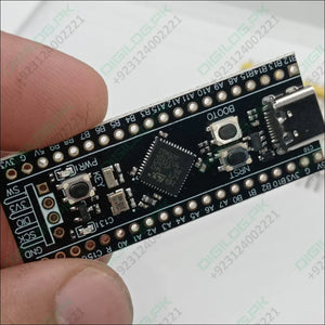256KB ROM Back Pill Development Board STM32F401 STM32F401CCU6 IC V3.0 - the STM32F401 chip, USB-C port, BOOT0 button, NRST button, KEY button, and labeled pin headers.