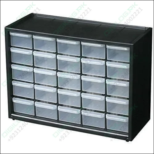 25 Section Cabinet Plastic Drawer Organizer Box Components