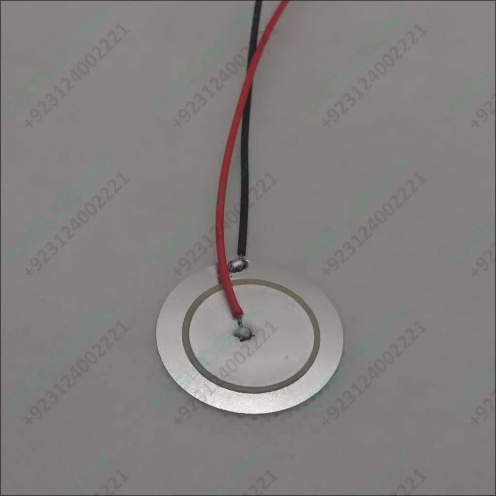 27mm Piezoelectric Ceramic Disc Piezo Element Plate With Wires In Pakistan
