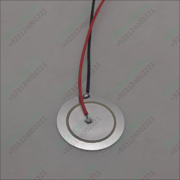 27mm Piezoelectric Ceramic Disc Piezo Element Plate With Wires In Pakistan