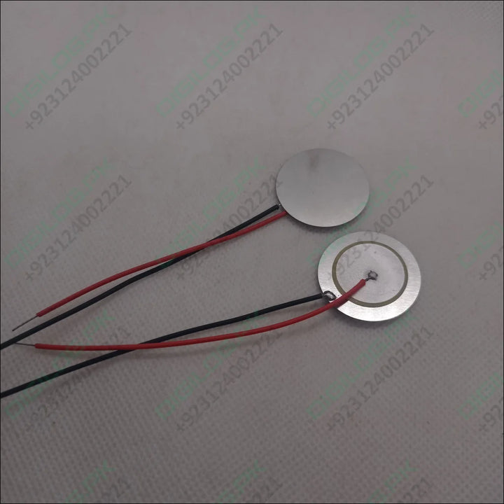 27mm Piezoelectric Ceramic Disc Piezo Element Plate With Wires In Pakistan