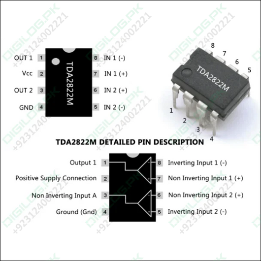 Tda2822 Dual Power Amplifier