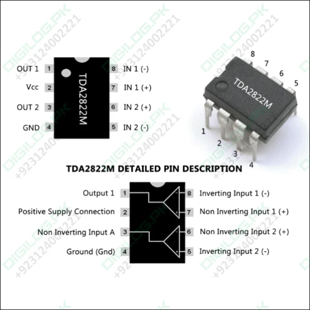 Tda2822 Dual Power Amplifier