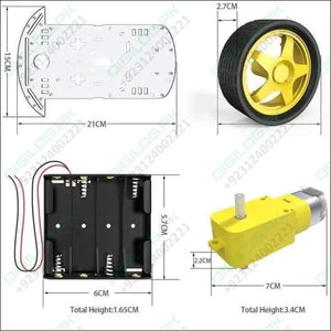 Orignal Imported 2wd Smart Robot Car Chassis Kit