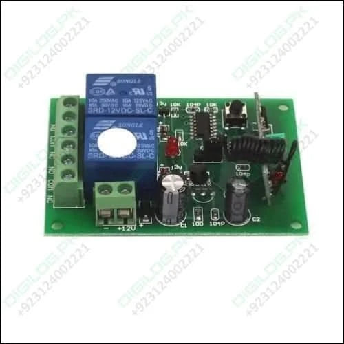 2 Channel Rf Wireless System Remote Control Switch Module