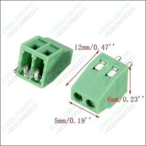 Kf 128 2p 5mm Pitch 2 Pin Pcb Screw Terminal Block