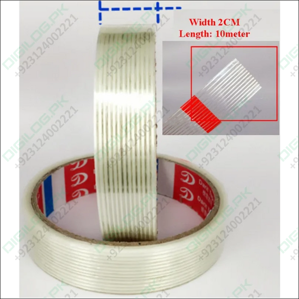 2cm Strong Fiber Strips Adhesive Tape For Rc Model