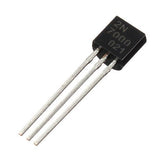 2N7000 N-channel Enhancement Mode MOSFET - a small black electronic component with three metal pins and the text "2N 7000 021" printed on its top surface.